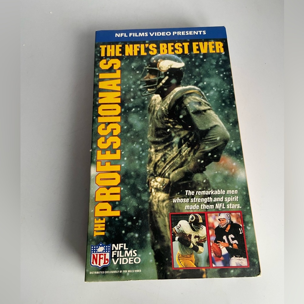 The Professionals the NFL's Best Ever on VHS